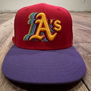 OAKLAND ATHLETICS STOMPER MAJORA'S MASK INSPIRED My Fitteds 71/8